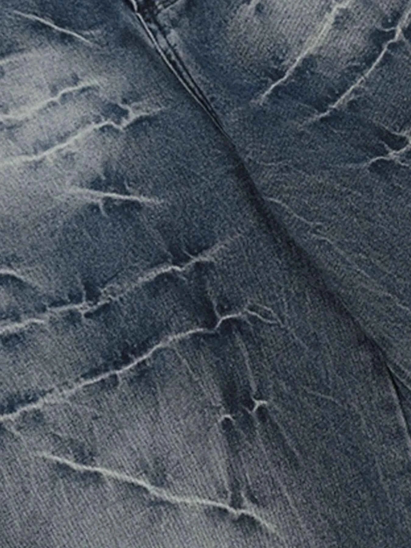 Men's Loose Fit Vintage Wash Jeans